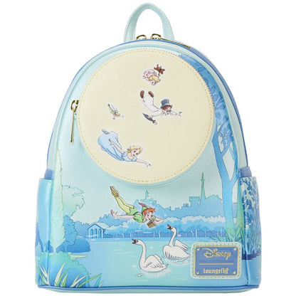 LOUNGEFLY DISNEY PETER PAN YOU CAN FLY MINI BACKPACK GLOWS IN THE DARK (usagé)