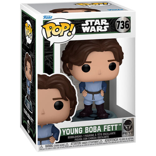 POP STAR WARS YOUNG BOBA FETT 736 (usagé)