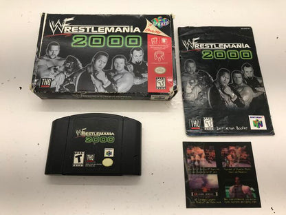 WWF WRESTLEMANIA 2000 (COMPLETE IN BOX + CARD)