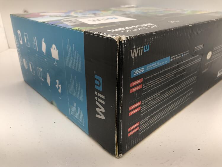 NINTENDO WIIU BLACK DELUXE MARIO & LUIGI EDITION