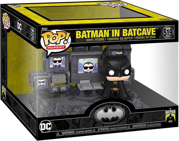 POP BATMAN 85TH MOMENT BATMAN IN BATCAVE 519