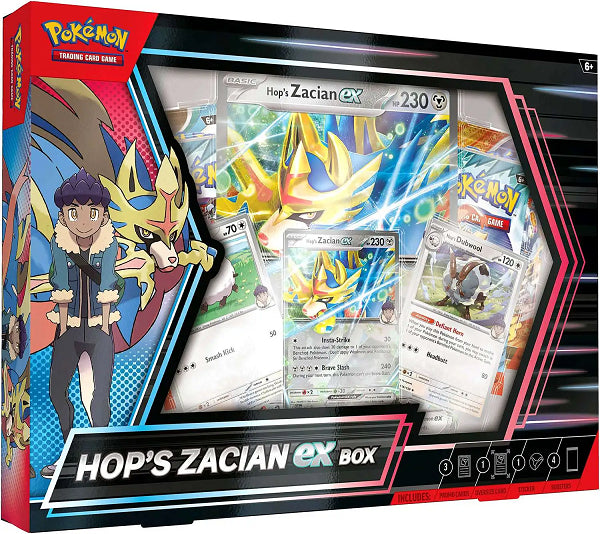SCARLET & VIOLET JOURNEY TOGETHER HOP'S ZACIAN EX BOX (POKEMON)