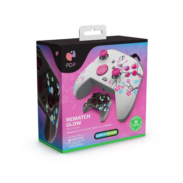 CONTROLLER REMATCH WIRED GLOW CHERRY BLOSSOM PDP (XBOX SERIES / XBOX ONE) (usagé)