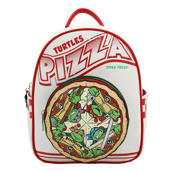 BIOWORLD TMNT TEENAGE MUTANT NINJA TURTLES PIZZA BOX MINI BACKPACK (usagé)