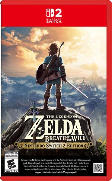 THE LEGEND OF ZELDA BREATH OF THE WILD SWITCH 2 EDITION (usagé)