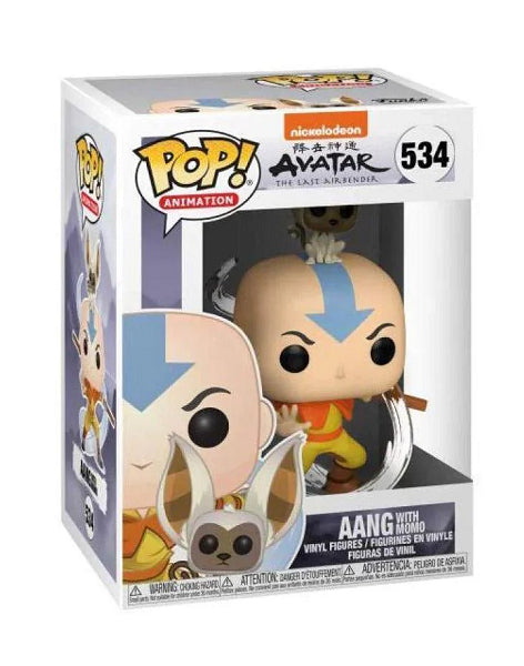 POP AVATAR THE LAST AIRBENDER 534 - AANG WITH MOMO