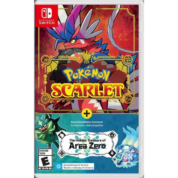 POKEMON SCARLET + THE HIDDEN TREASURE OF AREA ZERO DLC BUNDLE (VERSION ALZXG13A001) (usagé)