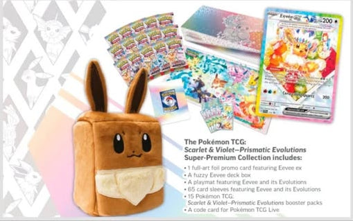 SCARLET & VIOLET PRISMATIC EVOLUTIONS SUPER PREMIUM COLLECTION (POKEMON) (usagé)
