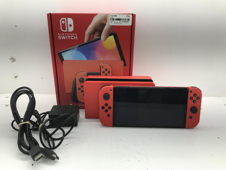NINTENDO SWITCH OLED MARIO RED EDITION (WITH BOX) (usagé)