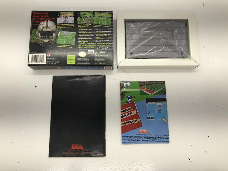 JOHN MADDEN FOOTBALL (COMPLETE IN BOX)