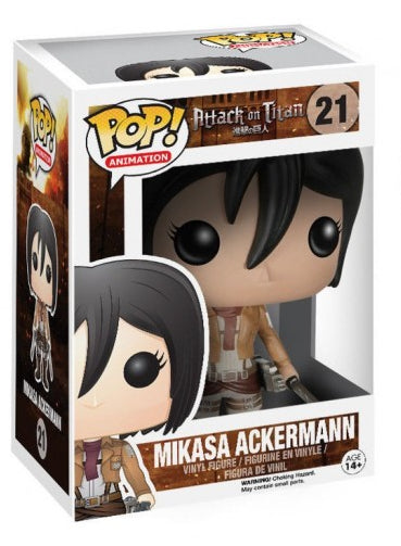 POP ATTACK ON TITAN 21 - MIKASA ACKERMANN (usagé)