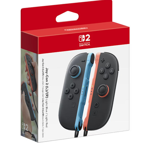 JOY CON 2 LIGHT RED & BLUE 2 PACK (SWITCH 2) (usagé)
