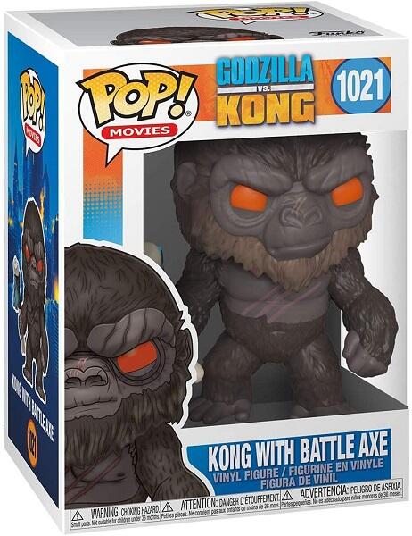 POP GODZILLA VS KONG KONG WITH BATTLE AXE 1021 (usagé)