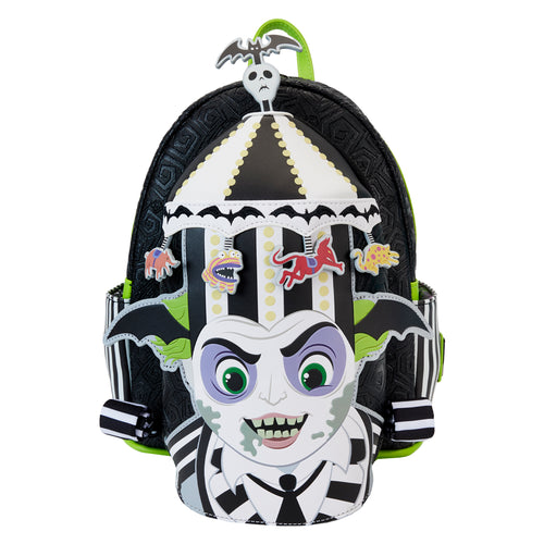 LOUNGEFLY BEETLEJUICE CAROUSEL COSPLAY BACKPACK (usagé)