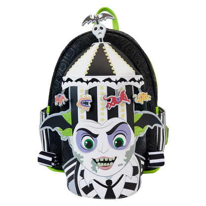 LOUNGEFLY BEETLEJUICE CAROUSEL COSPLAY BACKPACK (usagé)