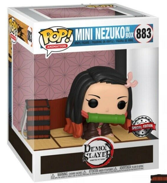 POP DEMON SLAYER MINI NEZUKO IN BOX 883 (usagé)