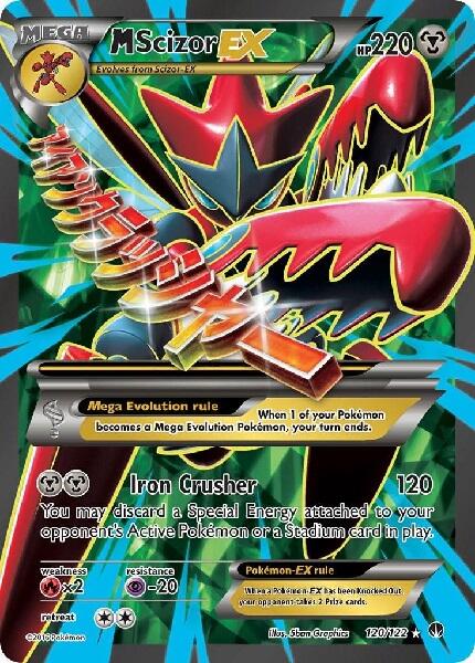 SCIZOR EX 120/122 (POKEMON BREAKPOINT) (usagé)