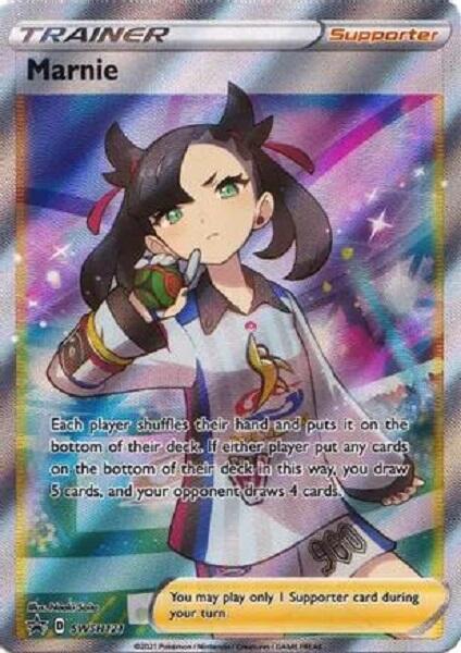 TRAINER MARNIE SWSH121 (POKEMON PROMO SWORD AND SHIELD)