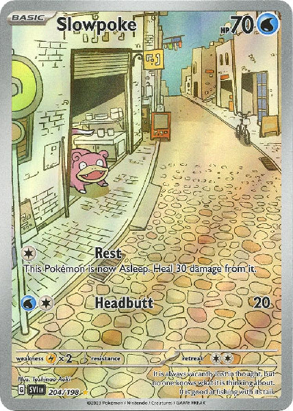 SLOWPOKE 204/198 (POKEMON SCARLET & VIOLET) (usagé)