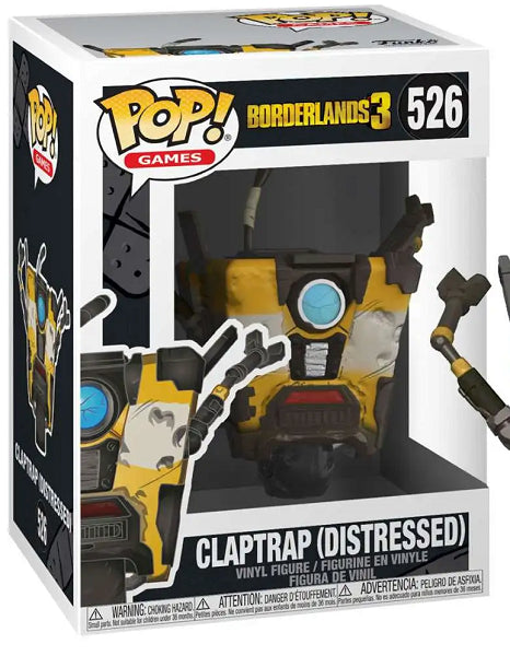 POP BORDERLANDS 3 CLAPTRAP (DISTRESSED) 526 (usagé)