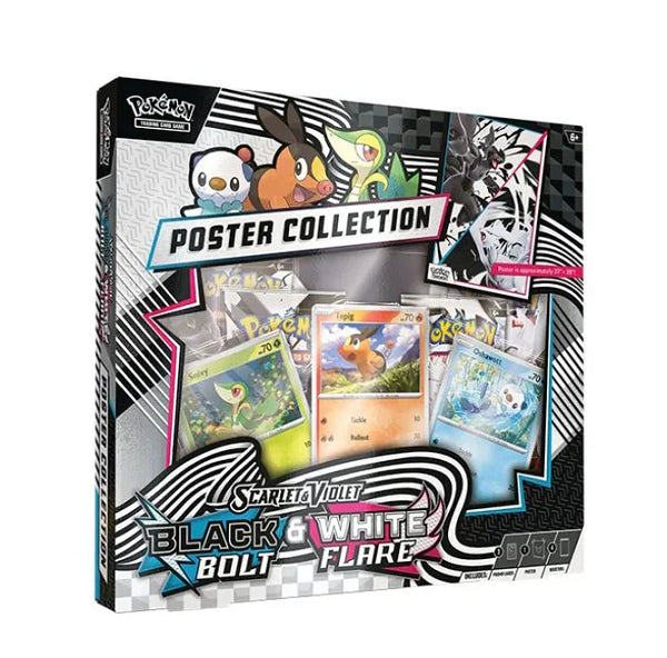SCARLET & VIOLET BLACK BOLT & WHITE FLARE POSTER COLLECTION (POKEMON)