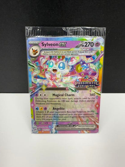 SYLVEON EX [STAMPED] 041/131 (POKEMON PRISMATIC EVOLUTION) (usagé)