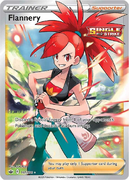 FLANNERY 191/198 (POKEMON CHILLING REIGN) (usagé)