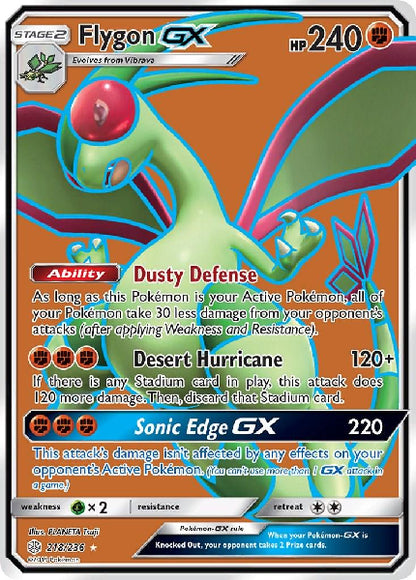 FLYGON GX 218/236 (POKEMON COSMIC ECLIPSE)