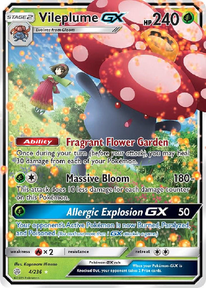 VILEPLUME GX 4/236 (POKEMON COSMIC ECLIPSE) (usagé)