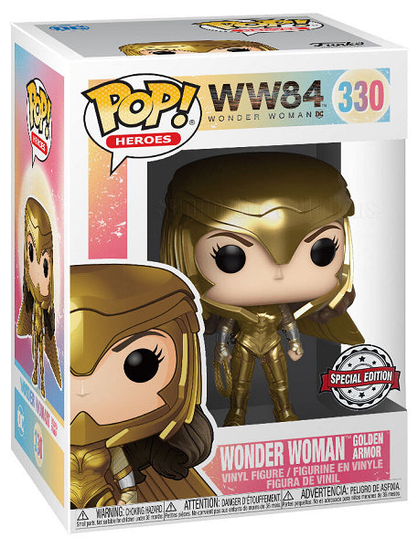 POP WONDER WOMAN 84 WONDER WOMAN GOLDEN ARMOR 330
