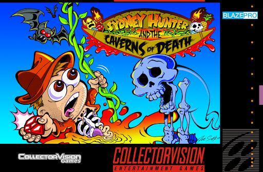 SYDNEY HUNTER AND THE CAVERNS OF DEATH - HOMEBREW (COMPLETE IN BOX)