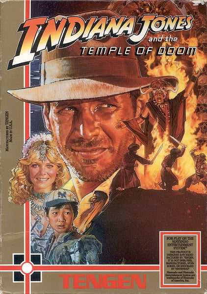 INDIANA JONES AND THE TEMPLE OF DOOM (WITH MANUAL) (usagé)