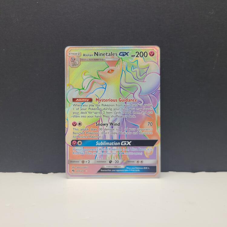 ALOLAN NINETALES GX 225/214 (POKEMON LOST THUNDER)