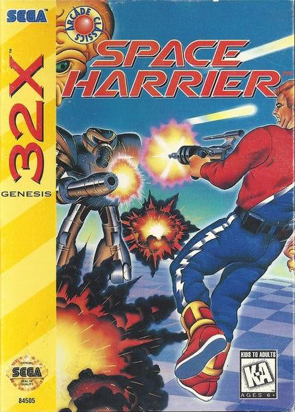 SEGA 32X SPACE HARRIER (WITH MANUAL)