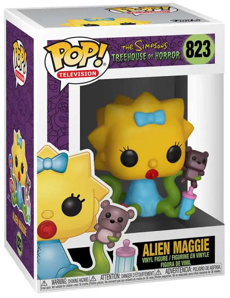 POP THE SIMPSONS TREEHOUSE OF HORROR ALIEN MAGGIE 823 (usagé)