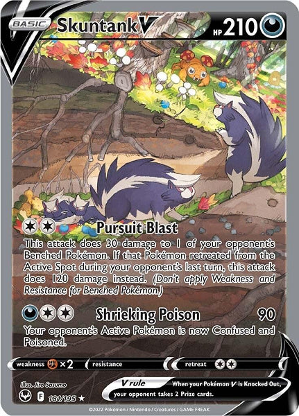 SKUNTANK V 181/195 (POKEMON SILVER TEMPEST) (usagé)