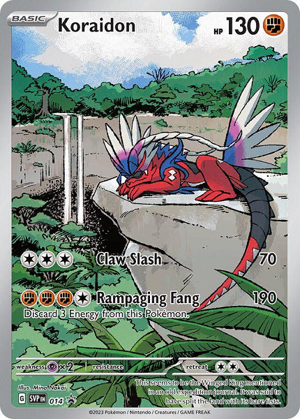 KORAIDON 014 PROMO (POKEMON SCARLET & VIOLET) (usagé)