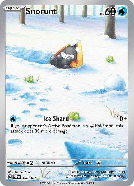 SNORUNT 188/182 (POKEMON PARADOX RIFT)