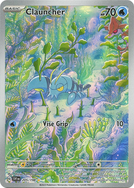 CLAUNCHER 205/198 (POKEMON SCARLET & VIOLET) (usagé)