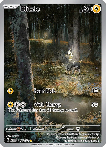 BLITZLE 195/182 (POKEMON PARADOX RIFT) (usagé)