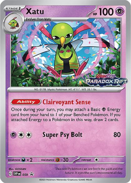 XATU 059/PROMO (POKEMON PARADOX RIFT) (usagé)