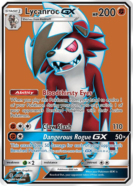 LYCANROC GX 138/145 (POKEMON GUARDIANS RISING) (usagé)