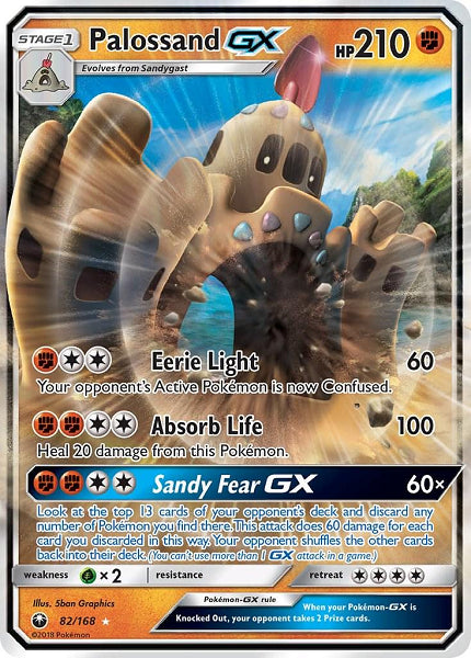 PALOSSAND GX 82/168 (POKEMON