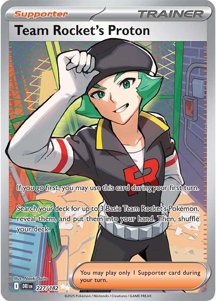 TEAM ROCKET'S PROTON 227/182  (POKEMON DESTINED RIVALS) (usagé)