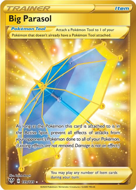 BIG PARASOL 199/189 (POKEMON DARKNESS ABLAZE) (usagé)