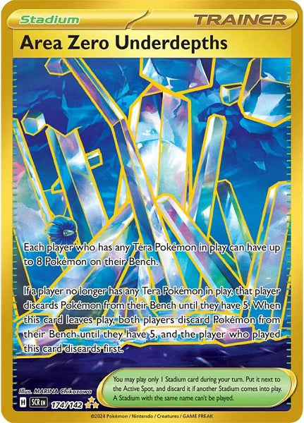 AREA ZERO UNDERDEPTHS 174/142 (POKEMON STELLAR CROWN) (usagé)
