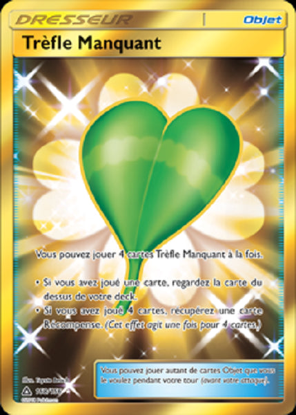 TREFLE MANQUANT 168/156 (POKEMON ULTRA PRISME) (usagé)