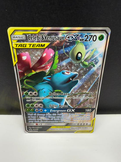 CELEBI & VENAUSAUR GX SM167/PROMO (POKEMON SUN & MOON) (usagé)