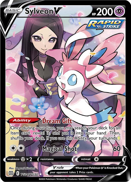 SYLVEON V TG14/TG30 ( POKEMON BRILLIANT STARS) (usagé)