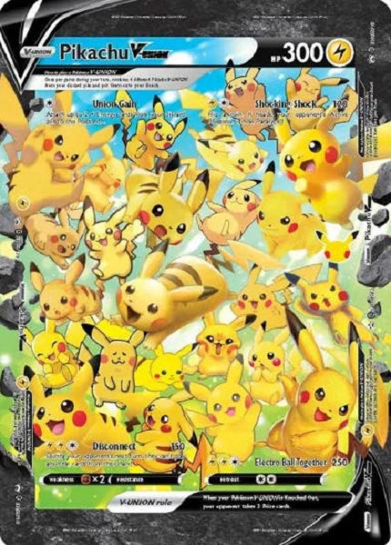 PIKACHU V-UNION FULL SET (POKEMON BLACK STAR) (usagé)